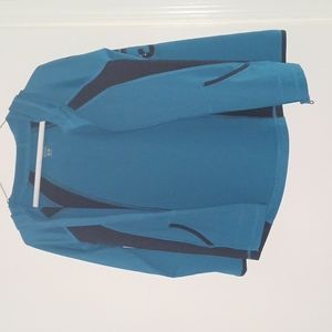 Justice blue and black athletic jacket